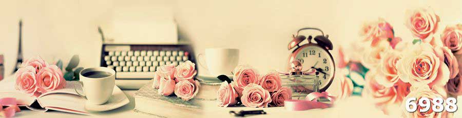 Скиналь "Розы чайные"