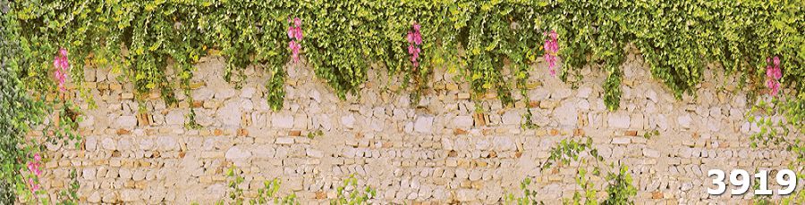 Изображение для скинали, кирпичная стена с виноградом