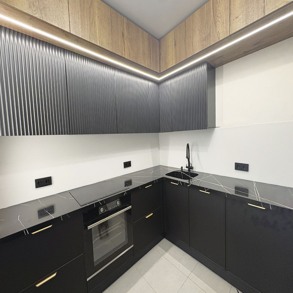 Фото фартука из матового стекла арт 10217