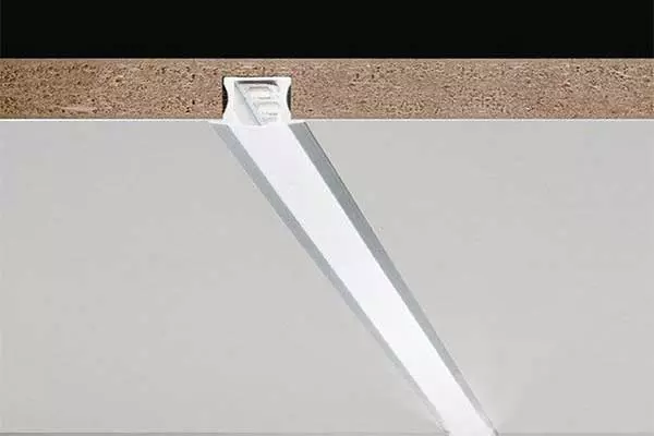 Врезной алюминиевый светодиодный профиль