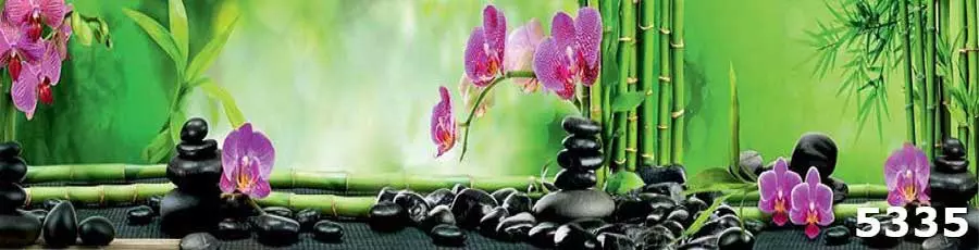 Фартук на кухню Орхидеи