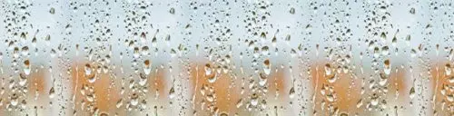 Стеклянный фартук Капли воды