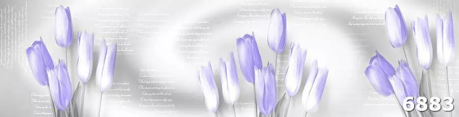 Фартук кухонный Тюльпаны