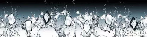 Стеклянный фартук Лед