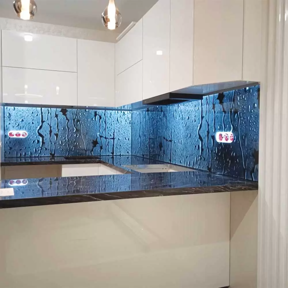 Фартук для кухни с подсветкой изнутри